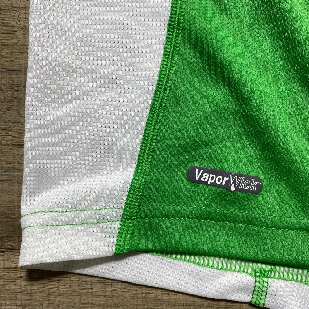 TNF The North Face Men's Vaporwick Short Sleeve T‎ Shirt Size Medium Green White